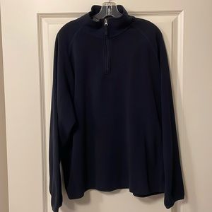 Gap Navy Blue 1/4 zip fleece size XXL